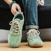 Zapatos de Entrenamiento Alemanes Otoño e Invierno Nuevos Zapatos de Hombre Moda Tenis de Caña Baja Resistentes al Desgaste con Cordones Zapatos Planos Casuales Retro para Hombre