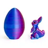 Ovo de Páscoa Transfronteiriço da Amazon Coelho Impresso em 3D Ovo Ornamento Criativo Brinquedo Modelo de Coelho Móvel
