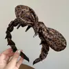 Diadema con Lazo 3D Estampado de Leopardo para Mujer 2025 Nuevo Pinza para el Pelo Superior de Calavera Pinza para el Pelo Diadema para Lavarse la Cara Accesorios de Moda para el Cabello
