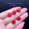 Cinnabar Natural de Alto Contenido Festival del Bote del Dragón Zongzi Arena Dorada Púrpura Set Familiar Cadena Multicolor Cinnabar Rojo Accesorios para Pulseras DIY