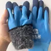 Luvas de trabalho de inverno em cashmere, espessas, forradas com fleece, impermeáveis, à prova de frio, quentes, aquecimento, antiderrapantes, resistentes ao desgaste, atacado de fábrica