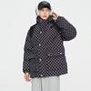Casaco casual americano acolchoado de algodão masculino outono e inverno engrossado quente à prova de frio casaco de algodão acolchoado casaco de pão com capuz jaqueta acolchoada de algodão