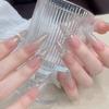 Famoso na internet novo laço prateado broca de unhas de laço de liga acabada broca de pilha de laço decoração de unhas super flash