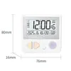 Nuevo Reloj Despertador Inteligente Portátil Temporizador para Niños Pantalla de Temperatura y Humedad Luz Nocturna Temporizador LCD de Cocina Temporizador Digital