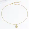 Collar para Mujer, Nuevo Colgante de Amor Transfronterizo de Moda, Diseño Nicho, Collar de Cadena para Clavícula Simple y Versátil