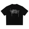 Roupas Masculinas Beijie 2026 Verão Nova Camiseta Retro de Manga Curta com Estampa de Letras Unissex Solta de Meia-Manga Camiseta Básica