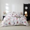 Conjunto de Capa de Edredom 100% Algodão Três Peças, Macio e Amigo da Pele, Estilo Pastoral Francês Ins, Conjunto de Roupa de Cama para Exportação Transfronteiriça, Atacado