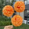 Creme Bem-Estar Bola de Neve Flor Artificial Casamento Decoração de Casa Flor Falsa Atacado