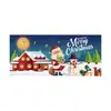 Navidad Año Nuevo Pareados Tela de Fondo Ancho de Puerta Cubierta de Puerta Bandera de Jardín Decoración Exclusiva de Comercio Exterior de Amazon Arreglo