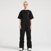Pantalones de esquí de invierno para mujer, de una sola tabla, resistentes al viento, impermeables y resistentes al desgaste, para exteriores, de doble tabla, ropa de trabajo, traje de esquí de una pieza con tirantes.