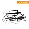 Estante de almacenamiento multicapa para pared transfronterizo para baño y cocina, estante de esquina sin perforación para artículos de tocador de la ducha