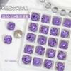 Explosiones rojas netas multicorte K9 grasa Taladro cuadrado Super Flash tridimensional con fondo puntiagudo Taladro de uñas de forma especial Luz Joyería de uñas de lujo al por mayor