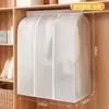 Capa de Proteção contra Poeira para Roupas, Bolsa Transparente à Prova de Poeira, Capa Lavável para Roupas Doméstica, Capa Alargada e Espessada à Prova de Umidade para Guarda-Roupa