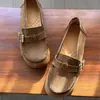 Novedad Primavera 2026: Mocasines Retro sin Cordones de Piel de Vaca de Primera Capa, Mocasines Casuales de Piel Genuina, Zapatos Cerrados para Mujer