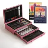 Venta Caliente Set de Pinceles para Pintura Artística Infantil, Crayones, Pintura al Óleo, Set de Pinceles para Niños Pequeños, Caja de Regalo de Lápices de Colores de Madera de Doble Capa
