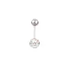 Pendientes de Bola Shambala Completamente Diamantados Populares Europeos y Americanos de 4 mm Tachuelas de Arcilla Suave Incrustadas de Diamantes Joyería para Piercing de Cartílago Auricular En Stock