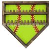 Estante de Madera Explosivo Transfronterizo para Almacenamiento de Béisbol Anillo de Campeón Medalla Suspensión Adornos Colgantes de Pared Estante de Almacenamiento