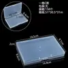 Caixa plástica transparente pequena caixa pequena para remédios caixa de armazenamento para brincos caixa para anéis joias caixa de armazenamento para cartão de memória de celular fone de ouvido