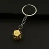 Doce Signos del Zodiaco Aleación de Zinc Naipes Dados de Juego Mahjong Tapón Hacedor de Dinero Llavero de Coche Colgante Regalo Exquisito