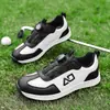 Nuevos zapatos deportivos para hombre para exteriores transfronterizos, zapatos de golf para césped, zapatos casuales de suela gruesa, zapatos deportivos de moda en stock