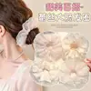 Goma para el pelo de encaje con estilo perezoso para mujer, Goma de pelo de alta gama para coletas y moños, Elegante accesorio para el pelo