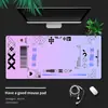 Mouse pad grande anime cyberpunk transfronteiriço, tapete de mesa para jogos inspirado em tecnologia, apoio para teclado de computador, borracha antiderrapante