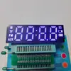 Fornecido Diretamente do Fabricante, Tubo Digital de LED Linha Única 7 Pinos Luz Azul Tamanho Ultra Grande Display de Relógio Tela Digital 8426B