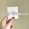 Pinza de Pato con Lazo de Cristal Perlado, Lujo Accesible y Pinza Lateral de Gama Alta para el Cabello, Accesorio para el Cabello Dulce para Flequillo de Niña