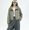 Chaqueta corta y ligera para mujer, para figuras petite, nuevo estilo popular de moda primavera/otoño 2026, abrigo elegante para mujer
