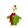 Set de disfraz de ganso para porche de Navidad de tres piezas Amazon transfronterizo, ganso blanco de 23 pulgadas, decoración navideña