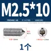Aço Inoxidável 304/316 Soquete Sextavado Ponta Afiada Parafuso de Fixação Cabeça Cega para Máquina M4M5M6M8M10
