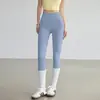 Leggings de Yoga Pilates de Cintura Alta Levanta Caderas Control de Abdomen Fitness Running Deportes Ajustado Elástico Ropa Exterior Base Pantalones Tiburón