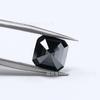 Wuzhou Pedra Preciosa Asscher Moissanita Preta Quadrada Chanfrada Joias de Moissanita Pedra de Combinação 0,5-3Ct sobre Caneta de Perfuração