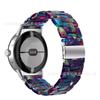 Aplicable a google nuevo reloj pixel google 1/2 correa de resina de tres cuentas correa de reloj acrílica acero inoxidable
