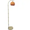 Lámpara de pie estilo vintage para dormitorio y sala de estar, decorativa y atmosférica, estilo retro americano, con estante, lámpara de pesca, lámpara de mesa de pie
