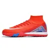 Nuevos zapatos de fútbol transfronterizos para estudiantes hombres y mujeres, zapatos de fútbol TF con tacos largos para césped artificial de la Copa de Europa, en stock para venta al por mayor