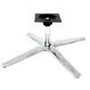 Base Giratoria de Aleación de Aluminio de Cinco Garras para Silla de Oficina, Soporte de Asiento, Silla de Computadora para Ocio, Silla Mecedora para Trabajar, Base Elevable