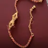 Caperucita Roja Explosiones Cuerda Roja Mazo de Diamantes Pulsera Año Nuevo 2025 Cuerda Roja Delicada Cuerda de Mano Cabello de Una Pieza para Mujer