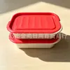 Caja de Almacenamiento Larga de Color Dopamina de Grado Alimenticio Caja de Almuerzo Desechable Caja de Almacenamiento Apilable