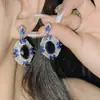 Versa Court Zirconio Amarillo Ganso Juego de Pendientes Anillo Ace Caibao Chapado en Oro Microincrustado Colgante Elegante Vintage