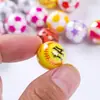 Cuentas de bola acrílica, cuentas de fútbol, cuentas sueltas, fútbol, baloncesto, cuentas de béisbol, cadena para teléfono DIY, cuentas para pulsera, 16 mm