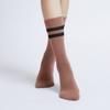 [Nuevo del fabricante] otoño e invierno Terry calcetines de yoga gruesos hasta la pantorrilla dos rayas calcetines de algodón antideslizantes comercio exterior transfronterizo superventas