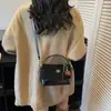 Bolso Cubo Cadena Estampado Leopardo Mujer 2026 Nueva Moda Versátil Gama Alta Estilo Pequeño Fragante Bolso de Hombro Cruzado