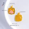 Accesorios DIY de Oro vietnamita de larga data Zorro de Nueve Colas koi Loto verde Duru colgante cadena de suéter de conejo mujer