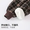 Calça de Veludo Jingqi para Crianças Outono e Inverno Aconchegante Inverno Novo Calça de Algodão 2025 Novo Bebê Quente Calça Esportiva Inverno