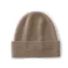 Gorro de Cachemira para Hombre Cachemira Otoño e Invierno Nuevo Cálido Gorro de Punto a la Moda Versátil Gorro de Lana