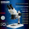 Microscópio estéreo binocular cossim 20/40 vezes identificação de joias soldagem reparo de celular microscópio estéreo