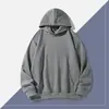 Sudadera con Capucha Transfronteriza Otoño e Invierno Sudadera con Capucha para Hombre Holgada Color Sólido Simple Versátil Estudiante Marca de Moda Top Chaqueta Dos