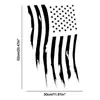 Stickers para Coche Rayas Bandera Americana de Comercio Exterior Pegatinas de Cola para Vehículos Todoterreno Vinilo Impermeable Protector Solar Calcomanías para Carrocería