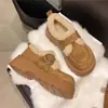 Birkenstocks Plataforma da Moda para Mulheres Baixas Lançamentos Outono/Inverno 2026 Aconchego Plus Veludo Fivela de Couro Sapatos de Algodão